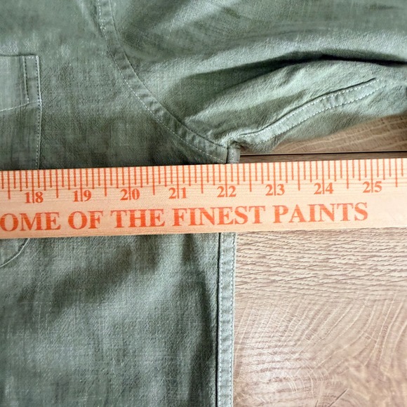 J.Crew Button Down Shirt Mens LT Green Classic Fit Organic Cotton Stretch - Picture 7 of 8